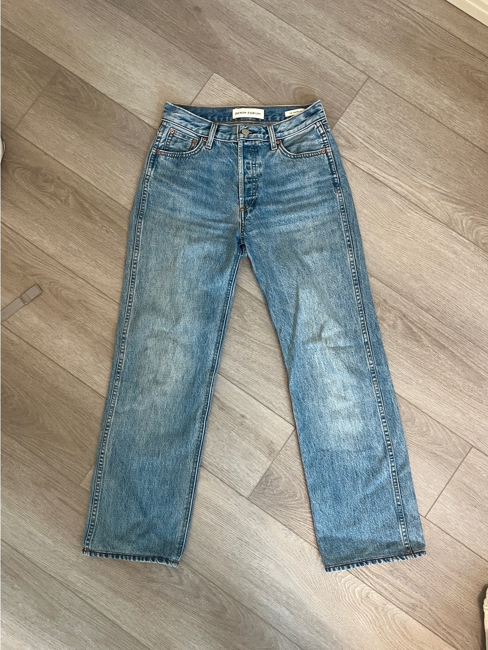 Aritzia Denim Forum Women's Blue Wide Leg Jeans